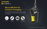 LED Baterka Nitecore P12 novej generácie 1200lm + Inteligentná USB nabíjačka Nitecore UI1 (Li-ion/ IMR)