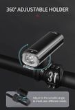 LED bicyklové svietidlo Gaciron V20S-1500, USB nabíjateľný, 2v1