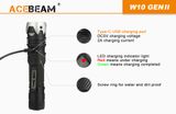 LEP Baterka Acebeam W10 GEN II (laserová) s USB-C nabíjaním v tele + Li-ion IMR 21700 5100mAh 20A + filtre