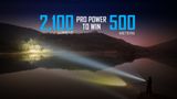 LED Baterka Olight Warrior X Pro 2100lm + Li-ion 21700 5000mAh