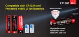 LED Baterka Klarus - XT12GT, USB nabíjateľný, Full Kit Kufrík