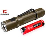 LED Baterka Klarus XT2CR Pro - USB nabíjateľný + 1x Li-ion akumulátor Klarus IMR 18650 3100mAh 3,6V