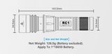 LED Baterka Xtar RC1 XP-L V6 800lm USB nabíjatelné
