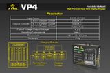 Xtar VP4 inteligentá rýchlonabíjačka + Autoadaptér