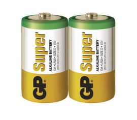Batéria GP alkalická D, 2ks/ Fólia