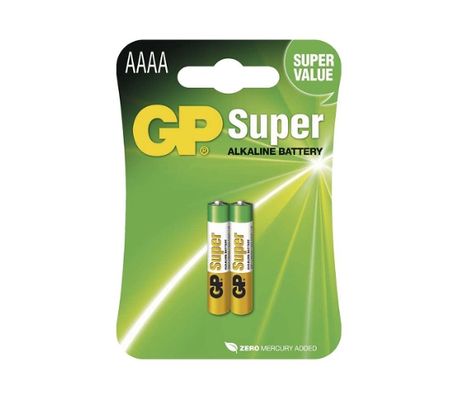 Batéria GP alkalická špeciálna 25A 1,5V AAAA, 2ks/ Bl.