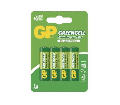 Batéria GP GREENCELL AA, 4ks/ Blister