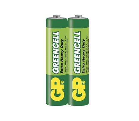 Batéria GP GREENCELL AAA, 2ks/ Fólia