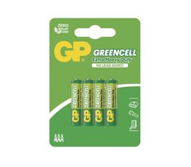 Batéria GP GREENCELL AAA, 4ks/ Blister