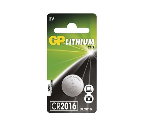 Batéria GP líthiová gombíková CR2016, 1 ks Blister