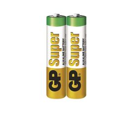 Batéria GP super alkalická AAA, 2ks/ Fólia