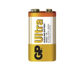 Batéria GP ultra alkalická 9V blok, 1ks/ Fólia