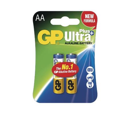 Batéria GP ultra alkalická PLUS AA, 2ks/ Blister