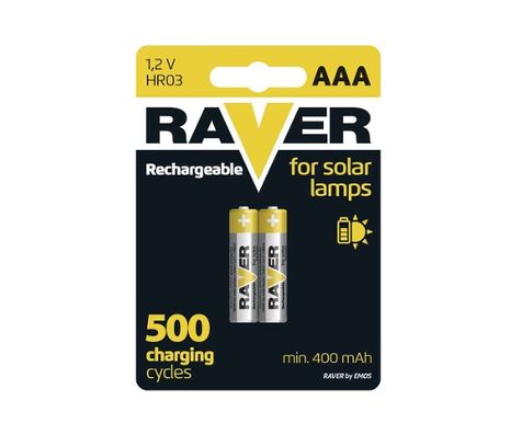 Batéria RAVER nabíjacia AAA, 2ks/ Blister