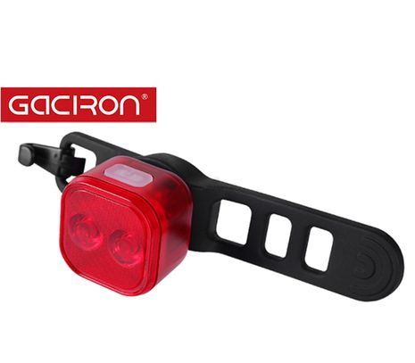 Bicyklové svetlo Gaciron W07R zadné, USB nabíjateľné