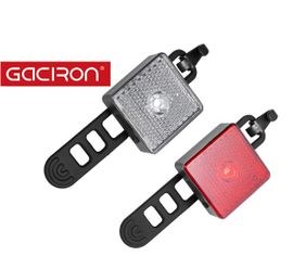 Bicyklové svietidlá Gaciron W08, USB nabíjateľné, Combo Set