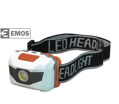LED Čelovka EMOS na 2x AAA, 1 + 2 LED 1W