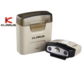 Čelovka Klarus HC5 s pohybovým senzorom, Prenosným nabíjateľným púzdrom, Micro-USB nabíjateľná