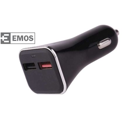 EMOS Univerzálny 2x USB adaptér 3A (28,5W) max.