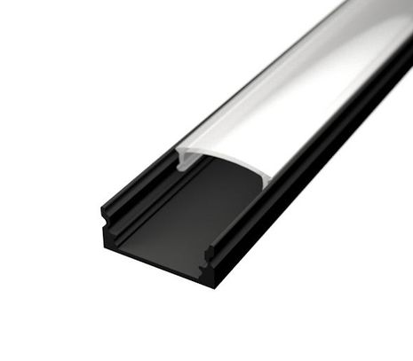 Hliníkový profil pre LED pásy SIMPLE, 17,1x8mm - Čierna