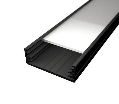 Hliníkový profil pre LED pásy XXL, 32x11mm - Čierna