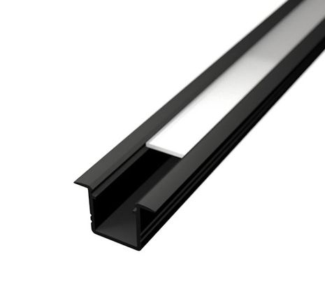 Hliníkový profil pre LED pásy zapustený SMART, 12x18,8mm - Čierna