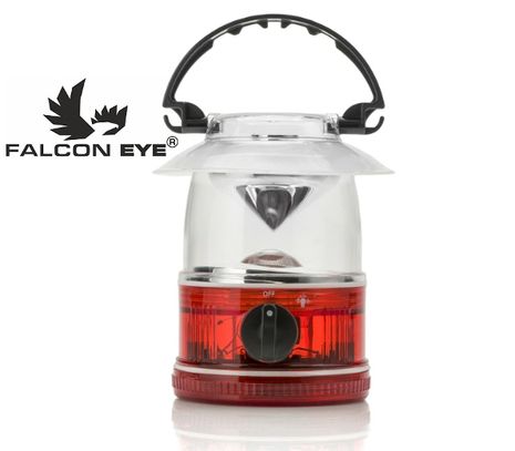 Kempingová LED lampa Falcon Eye Mini Camping Lamp - Červená