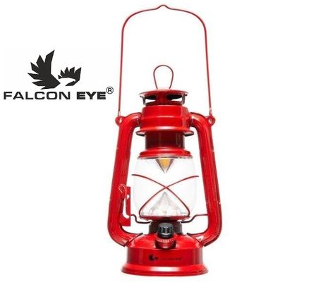 Kempingová LED lampa Falcon Eye RETROII - Červená