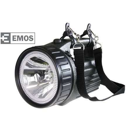 LED baterka EMOS 3810, 12x LED+ halogén/kryptón, Nabíjateľná