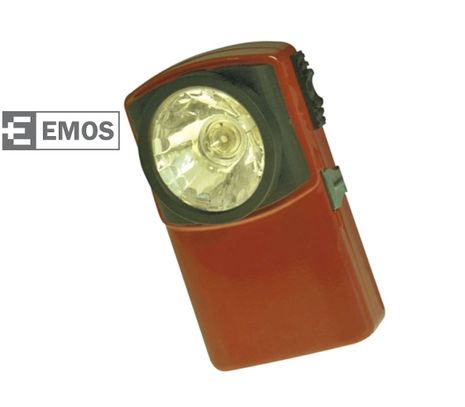 LED Baterka EMOS kovová, kryptónová na 4,5 V, Červená