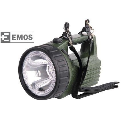 LED baterka EMOS nabíjateľná halogénová 3810 3W LED