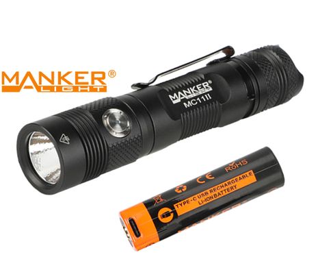 LED Baterka Manker MC11 II CW 2000lm (Studená biela)