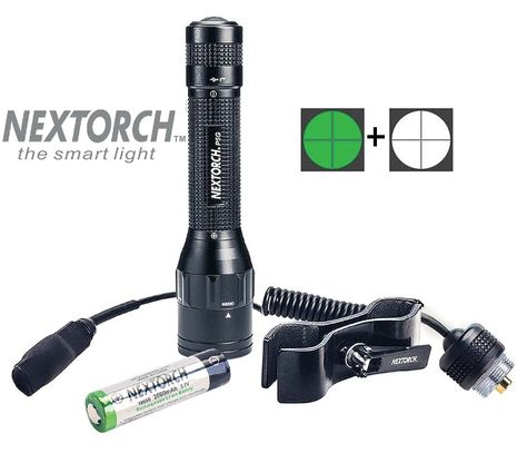 LED baterka Nextorch P5G - Biela + Zelená LED, Full Set
