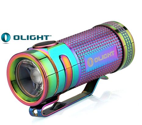 LED Baterka Olight S MINI BATON Ti - Rainbow PVD (Dúhová), LIMITED EDITION