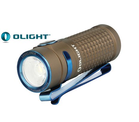 LED Baterka Olight S1R Baton II, USB nabíjateľný, Praktik Set - Púštna