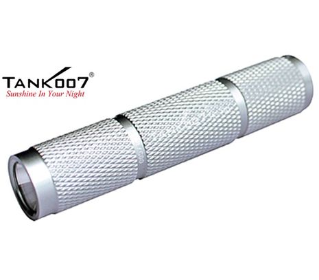 LED Baterka Tank007 TK701 strieborná