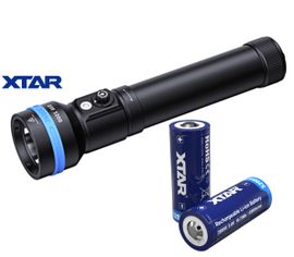 LED Baterka Xtar D26 2500+2x Li-ion 26650 5200mAh+Li-ion nabíjačka SC2