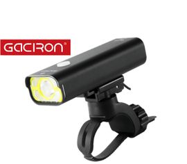 LED bicyklové svietidlo Gaciron V9CP-800 Limited Edition, USB nabíjateľný, Praktik Set