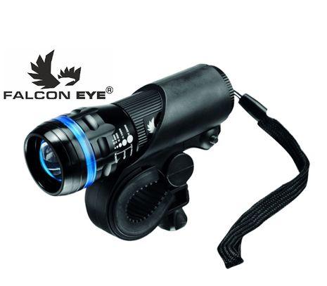 LED bicyklové svietidlo - LED baterka Falcon Eye Cree 5W LED ZOOM