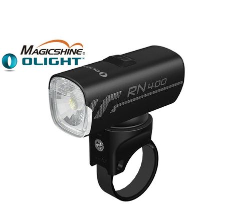 LED bicyklové svietidlo Olight RN 400, 400lm, vstavaný Li-ion aku. 900mAh USB-C nabíjateľné