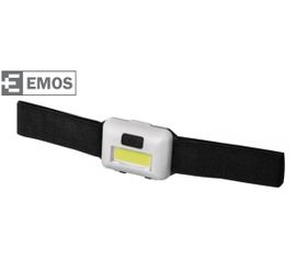 LED Čelovka EMOS na 3x AAA, COB LED 1W 110lm - Biela