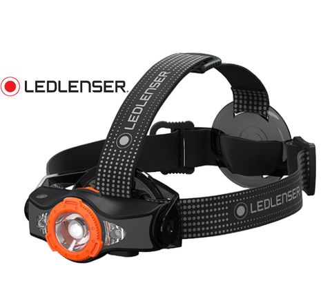 LED čelovka Ledlenser MH11, Biela LED + RGB LED - Oranžová