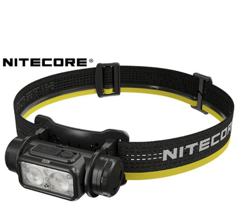 LED Čelovka Nitecore NU50 s ochranným senzorom intenzity, vstavaný Li-ion 21700 4000mAh, USB-C nabíjateľná - Čierna