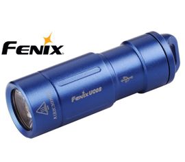 LED kľúčenka Fenix UC02 - Blue, USB nabíjateľná, Praktik Set