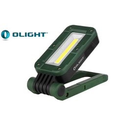 LED nabíjacia pracovná lampa Olight Swivel 400lm, USB-C nabíjateľná, Zelená farba tela