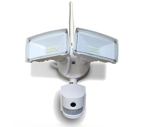 LED reflektor 3v1 (senzor pohybu, kamera, WiFi) 18W 600lm biely