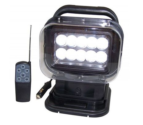 LED Reflektor 50W, 12V, Cree LED10x5 W, elektricky nastaviteľný, diaľkovo ovládaný, s magnetickým držiakom