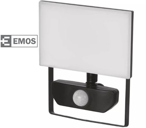 LED reflektor EMOS TAMBO 30W so senzorom 2400lm Slim čierny - 3 ROČNÁ ZÁRUKA!