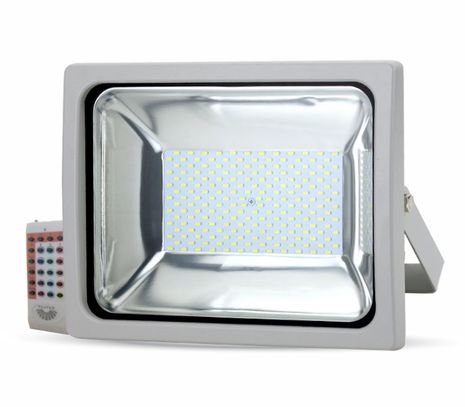 LED reflektor RGB 30W s RF diaľkovým ovládaním 2400lm šedý