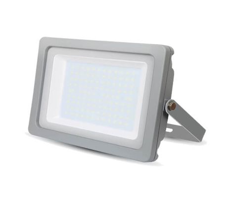 LED reflektor SMD 100W 8500lm SLIM šedý